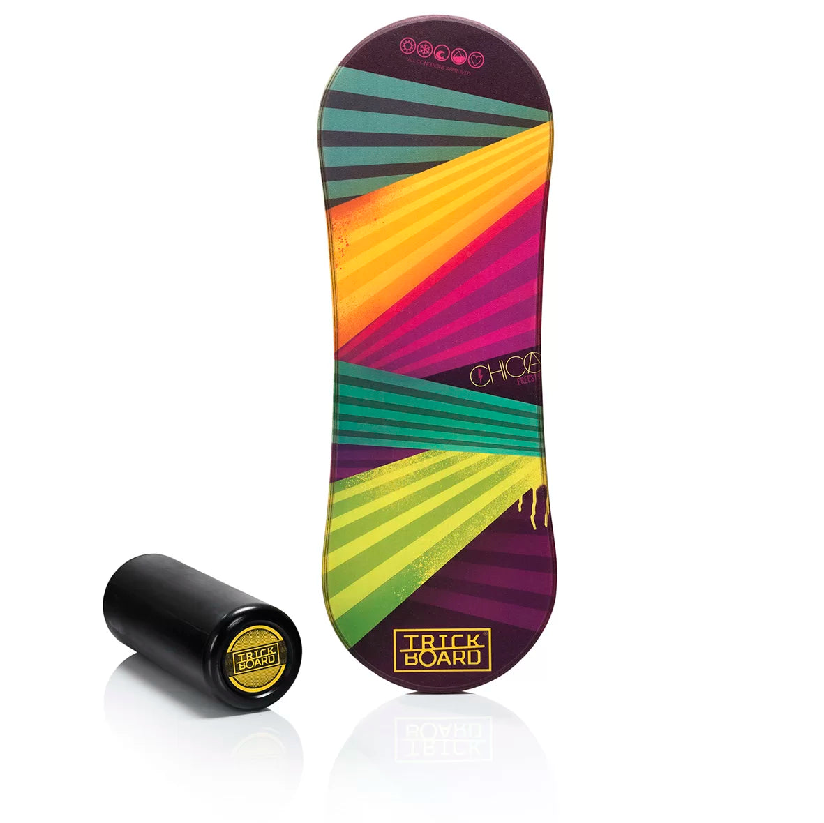 TRICKBOARD deska do balansowania TUV z wałkiem Classic Chica