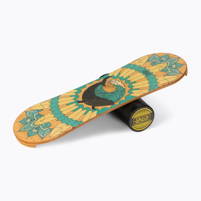 TRICKBOARD deska do balansowania TUV TUV z wałkiem Classic Mandala