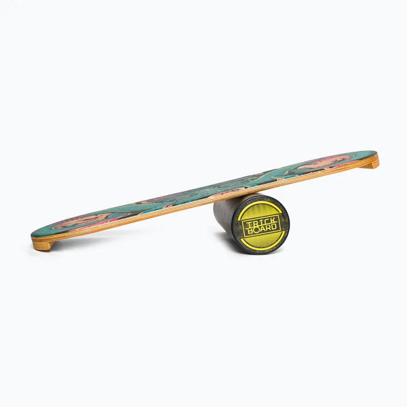 TRICKBOARD deska do balansowania TUV z wałkiem Classic Octopus Blue