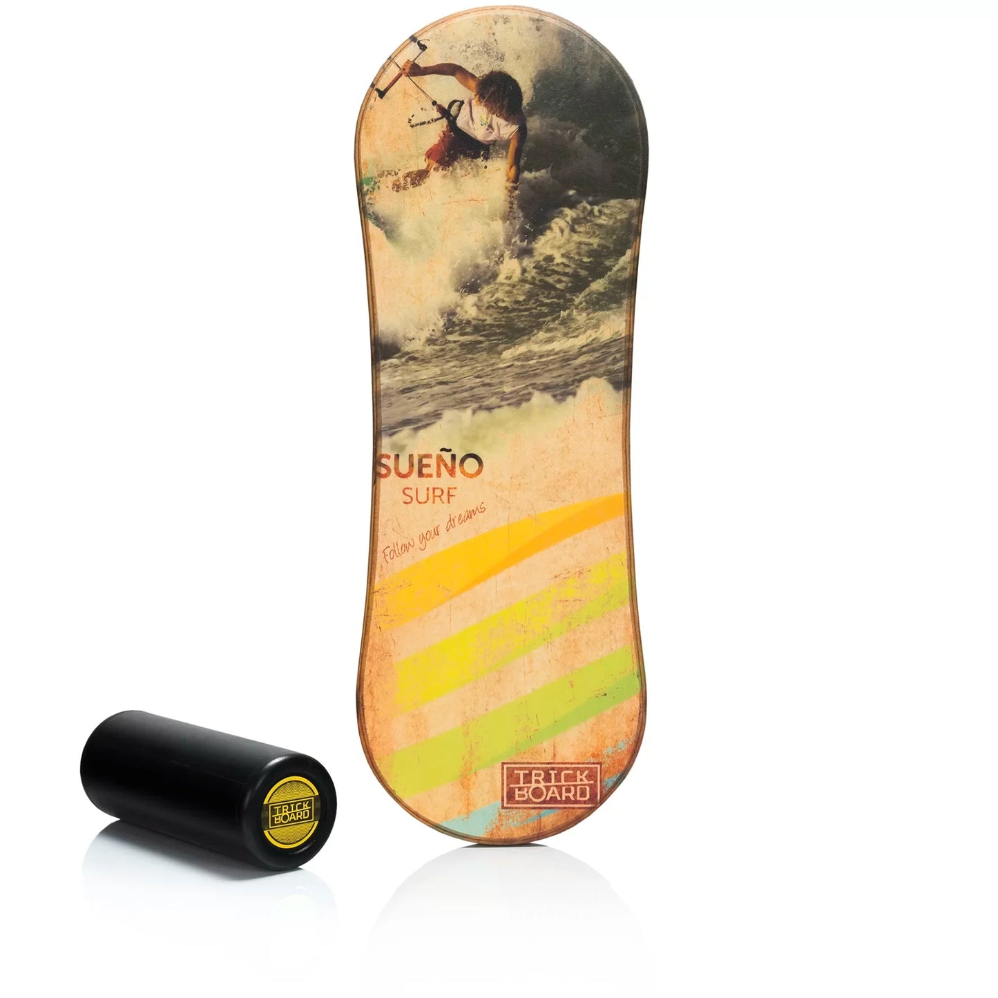 TRICKBOARD deska do balansowania TUV z wałkiem Classic Follow Your Dreams