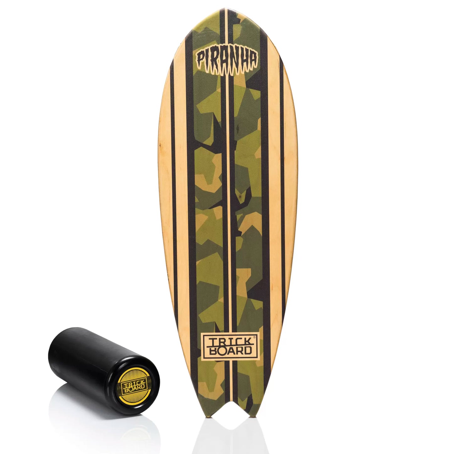 TRICKBOARD deska do balansowania TUV z wałkiem Classic Fish Piranha