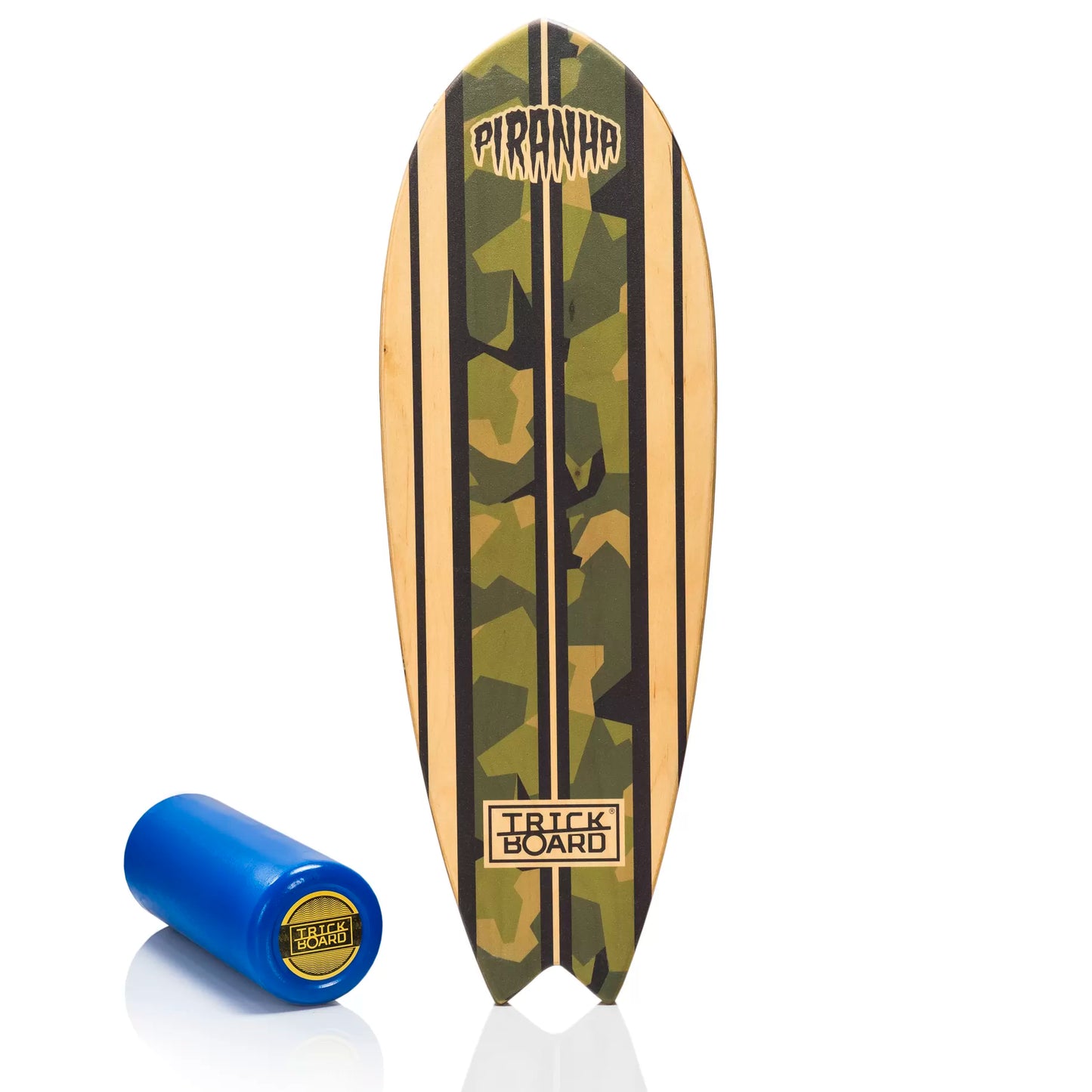 TRICKBOARD deska do balansowania TUV z wałkiem Classic Fish Piranha