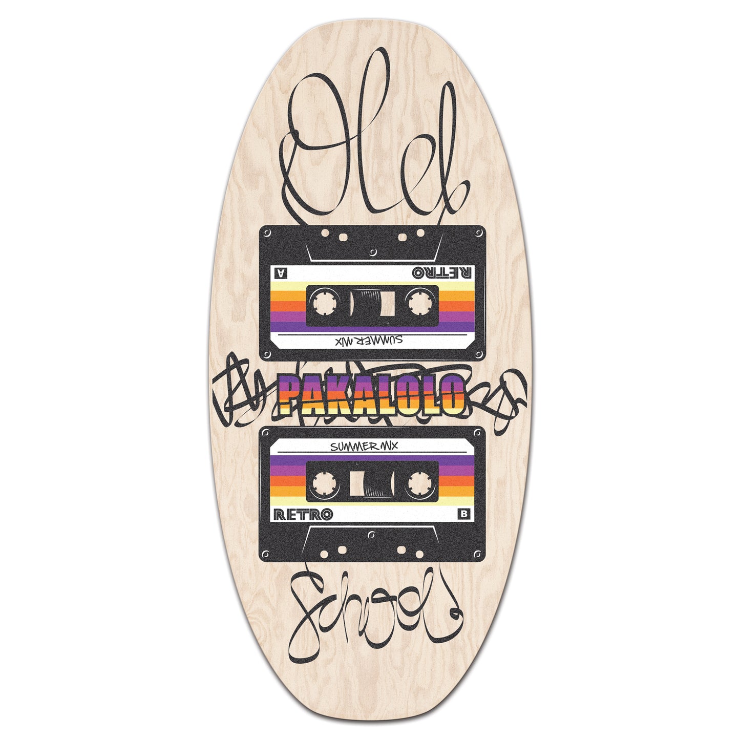 SKIMBOARD deska skimboardowa do ślizgania się na wodzie od 45 kg PAKALOLO Old School