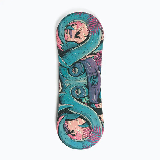 TRICKBOARD deska do balansowania TUV z wałkiem Classic Octopus Blue